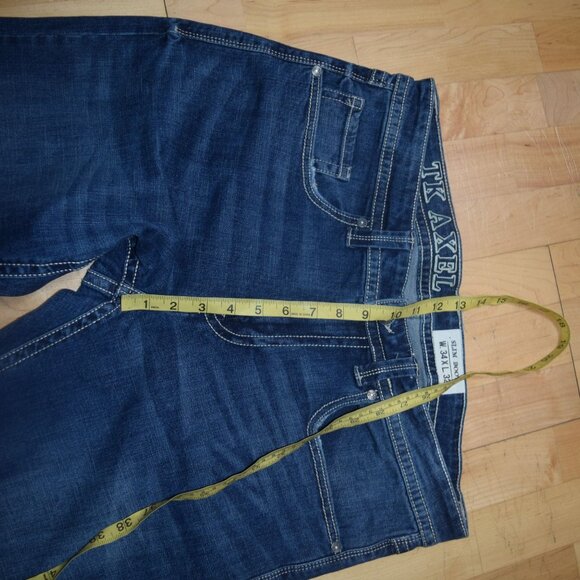 TK AXEL SLIM BOOT FIT Men's Sz 34 x 32 JEANS - LIKE NEW - Picture 5 of 7
